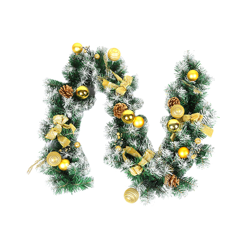 Golden Bristle Christmas Garland