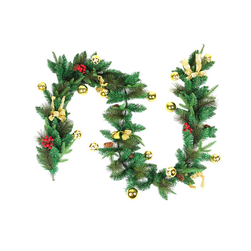 Gold Base Christmas Garland